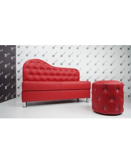 Пуф для очікування Lili VM336/МТ для відвідувачів салонів краси, офісів, ресторанів Меблева тканина-foto5