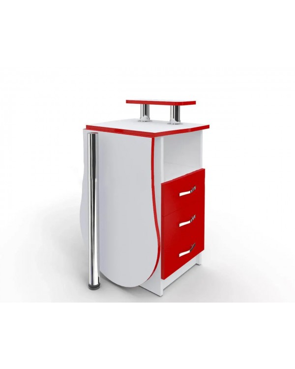 Розкладний манікюрний стіл Vista compact стіл для майстра манікюру з поличкою під лаки Розкладний манікюрний стіл Vista compact стіл для майстра манікюру з поличкою під лаки