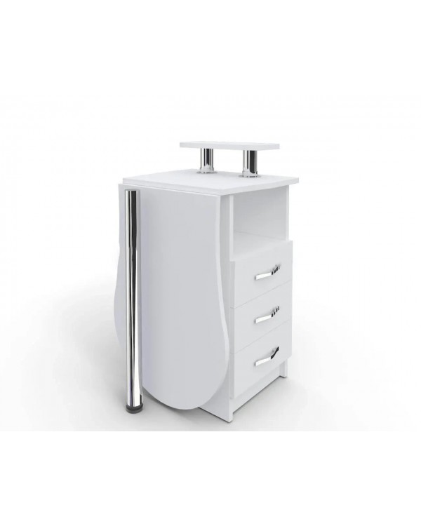 Розкладний манікюрний стіл Vista compact стіл для майстра манікюру з поличкою під лаки Розкладний манікюрний стіл Vista compact стіл для майстра манікюру з поличкою під лаки