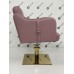 Стильне перукарське на ГІДРАВЛІЦІ стильне крісло для салону краси Sorento VM876 Квадрат золото