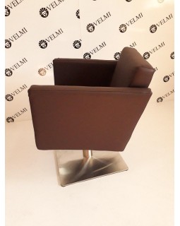 Кресло парикмахерское на гидравлике для салона красоты QUADRO VM858 Квадрат плоский-foto4