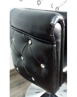 Кресло парикмахерское на гидравлике для салонов красоты OBSESSION VM856 Диск хром-foto7