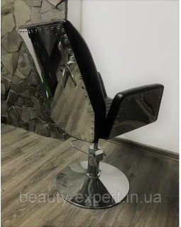Парикмахерское кресло для салона красоты для барбершопа Infinity VM864 Гидравдика, Диск хром-foto9