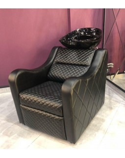 Мийка перукарська Ambassador LUX перукарська мийка з кріслом в салон краси VM2029 Кераміка Космо Італія-foto3