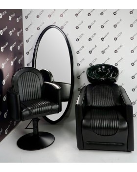 Мойка парикмахерская Vincent с креслом удобная парикмахерская мойка для Barbershop VM2037* Керамика Young Польша-foto4