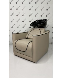Мойка парикмахерская Vincent с креслом удобная парикмахерская мойка для Barbershop VM2037* Керамика Космо Италия-foto6