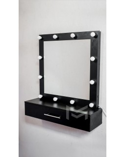 Макияжное подвесное зеркало для салона красоты Mia Light зеркало с подсветкой и ящиком место работы визажиста Макияжное подвесное зеркало для салона красоты Mia Light зеркало с подсветкой и ящиком место работы визажиста