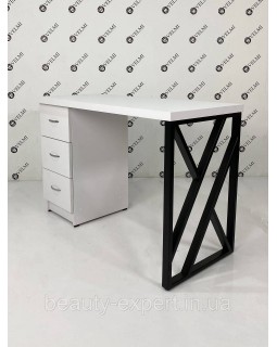 Маникюрный стол Standart LUX LOFT столик для маникюра с одной тумбой VM159-foto8