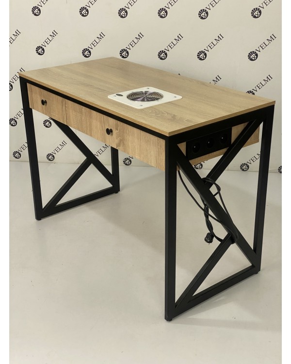 Манікюрний столик LOFT 110х80х55 Vm 158