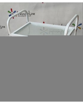 Візок для косметолога Лешмейкер столик для салону краси White_Mini_BR Візок для косметолога Лешмейкер столик для салону краси White_Mini_BR