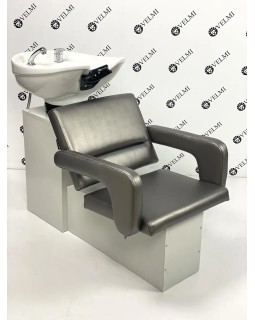 Мойка парикмахерская Flamingo White на белом основание мойка для парикмахерских VM2019-W-foto3