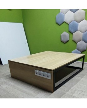 Подиум для педикюра с розетками (4 шт) NEW DS на металлической базе подиум для кресла реклайнера-foto3