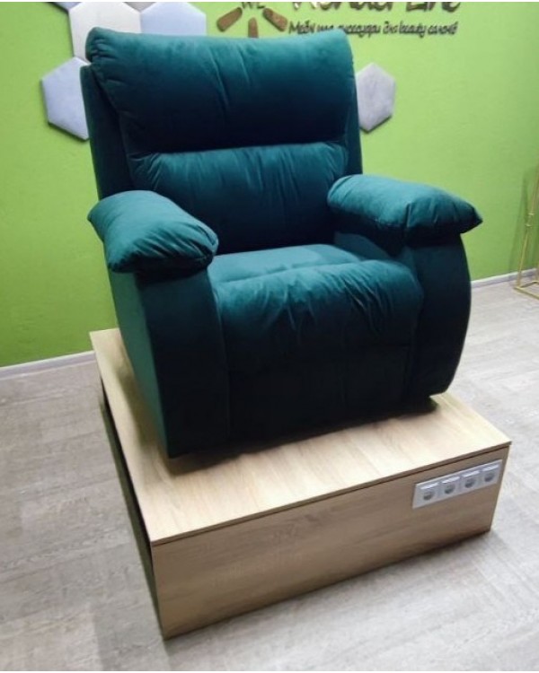 Подіум для педикюру з розетками (4 шт) NEW DS на металевій базі подіум для крісла реклайнера Подіум для педикюру з розетками (4 шт) NEW DS на металевій базі подіум для крісла реклайнера