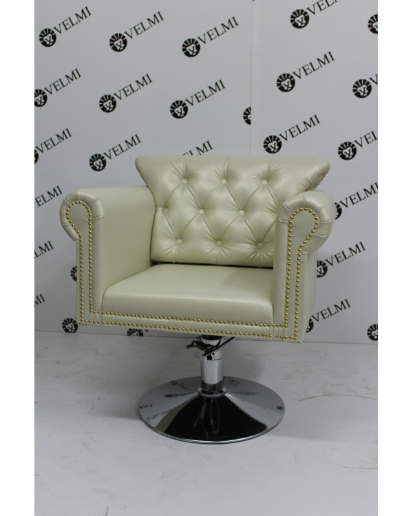 Комплект перукарських меблів 2в1 Lili Circle White красиві меблі в салон краси