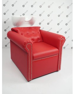 Комплект мебели 4в1 LILI Red для салона красоты набор мебели для парикмахерских-foto6
