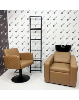 Комплект мебели для салона красоты Polo Lux&Milan Lux парикмахерский комплект 3в1 Комплект мебели для салона красоты Polo Lux&Milan Lux парикмахерский комплект 3в1