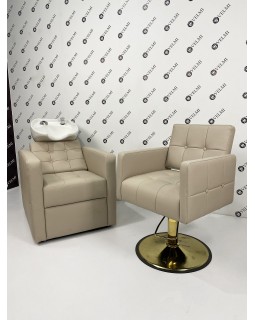 Комплект мебели для парикмахерской Candy Ivory 2в1 мебель в салон красоты-foto3