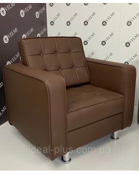 Стильный парикмахерский комплект мягкой мебели 2в1 кресло и диван для ожидания-foto4