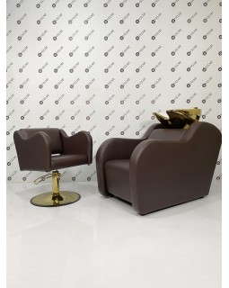 Красивый парикмахерский комплект мебели Holly GOLD для салона красоты-foto3