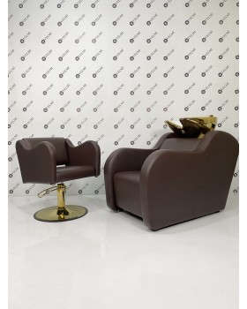 Красивий перукарський комплект меблів Holly GOLD для салону краси-foto3