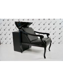 Комплект парикмахерский мебели Mozart Black (мойка парикмахерская и гидравлическое кресло парикмахера)-foto6