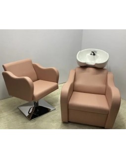 Комплект мебели для парикмахерской Ketrin Strong 2в1 красивая мебель для салона красоты (роз) Комплект мебели для парикмахерской Ketrin Strong 2в1 красивая мебель для салона красоты (роз)