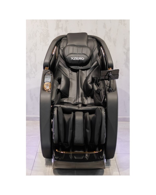 Крісло масажне LX100 Luxury Black масажне крісло з підігрівом для зростання до 200 кг