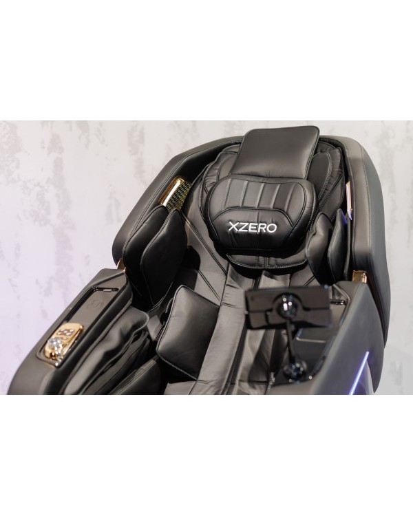 Крісло масажне LX100 Luxury Black масажне крісло з підігрівом для зростання до 200 кг