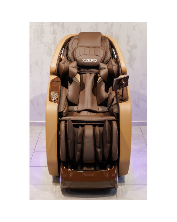 Крісло масажне для відпочинку вдома LX100 Luxury Brown для користувача зростом до 200 кг Крісло масажне для відпочинку вдома LX100 Luxury Brown для користувача зростом до 200 кг