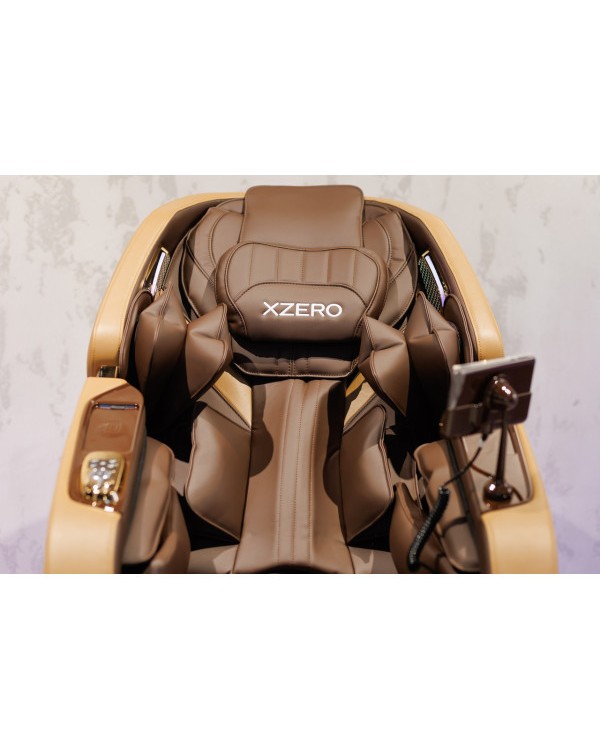 Крісло масажне для відпочинку вдома LX100 Luxury Brown для користувача зростом до 200 кг Крісло масажне для відпочинку вдома LX100 Luxury Brown для користувача зростом до 200 кг