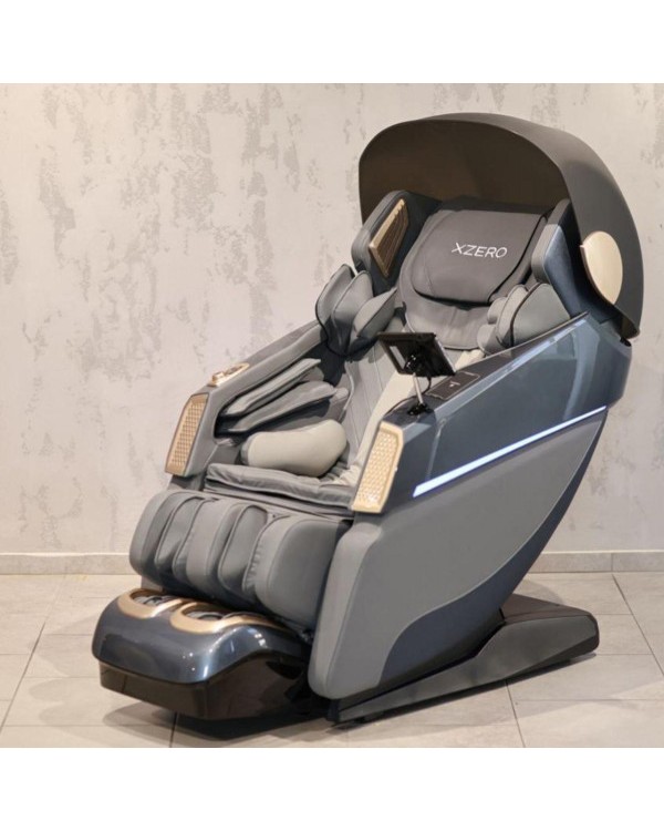 Крісло для домашнього відпочинку XZERO LX88 Luxury Grey масажне крісло для ваги до 140 кг