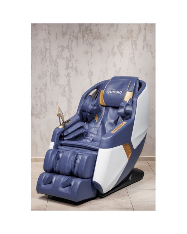 Крісло масажне для відпочинку XZERO X22 SL Premium Blue зі зростом користувача до 130 кг та вагою 190 см Крісло масажне для відпочинку XZERO X22 SL Premium Blue зі зростом користувача до 130 кг та вагою 190 см