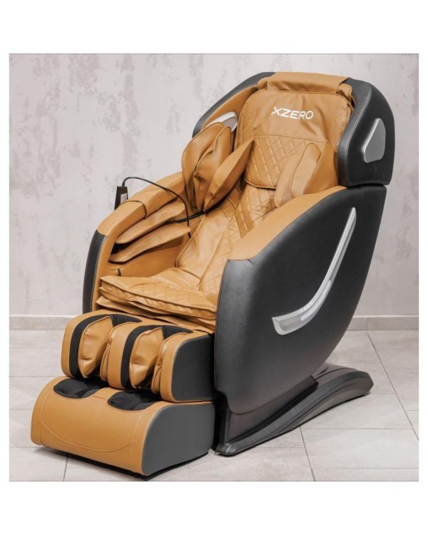 Крісло масажне XZERO Y9 SL Premium Black&Brown масажні крісла електричні для всього тіла