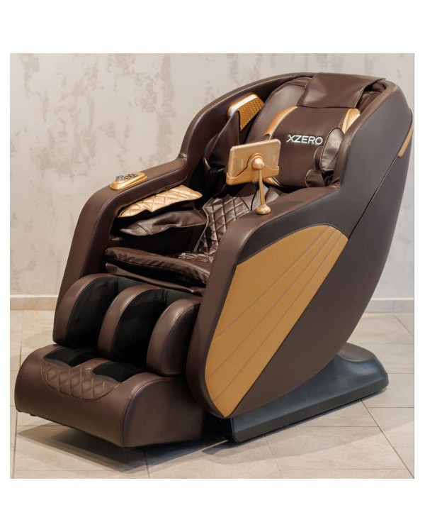 Масажне крісло для користувачів вагою до 130 кг XZERO Y5 SL Brown якісні масажні крісла