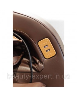 Массажное кресло для пользователей весом до 130 кг XZERO Y5 SL Brown качественные массажные кресла-foto9