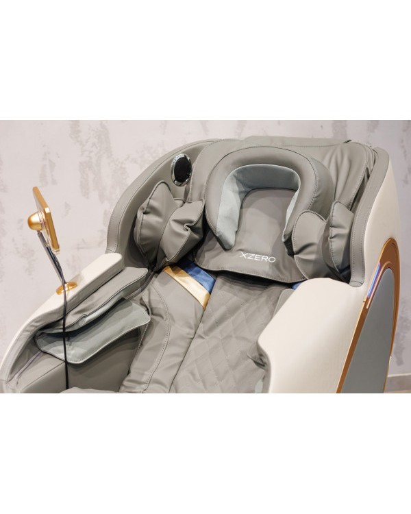Електро крісло для масажу XZERO X10 SL Grey+White крісло масажер для дому Електро крісло для масажу XZERO X10 SL Grey+White крісло масажер для дому