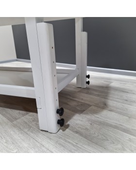 Масажна кушетка для масажу регульований з отвором для обличчя КР 11 WHITE-foto6