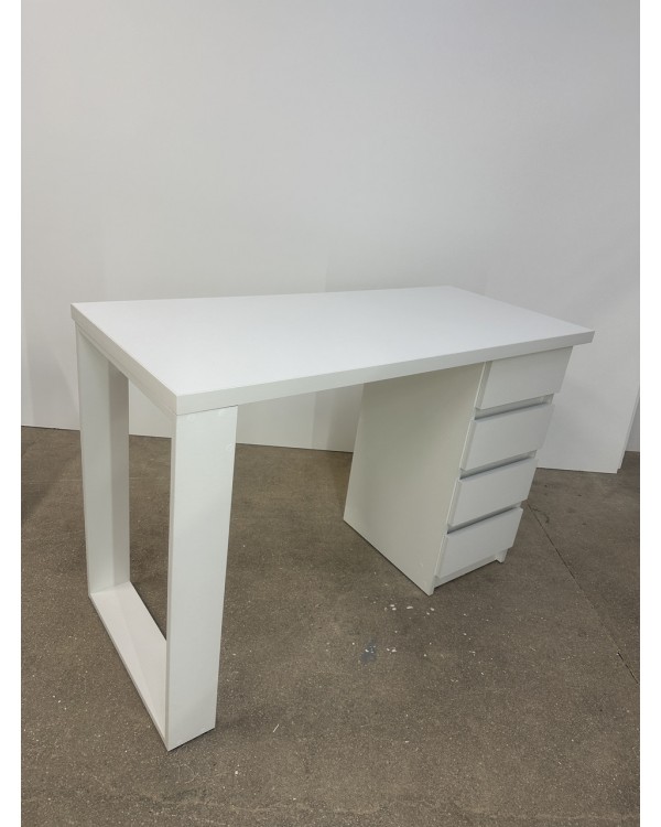 Білий манікюрний стіл із однією тумбою УНІВЕРСАЛ! МR_СМ100-01 (32мм) манікюрні столи для майстрів манікюру Білий манікюрний стіл із однією тумбою УНІВЕРСАЛ! МR_СМ100-01 (32мм) манікюрні столи для майстрів манікюру