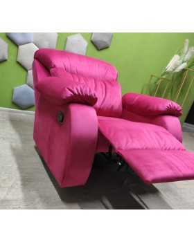 Мягкое раскладное педикюрное кресло-реклайнер Comfort_pink_BR кресло для педикюра в салон красоты-foto4