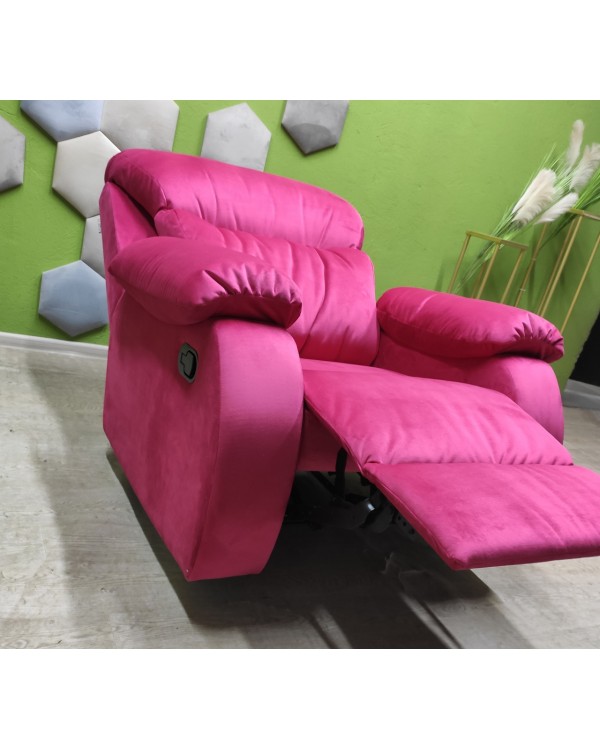Реклайнер для педикюру Comfort_pink_BR розкладне педикюрне крісло-реклайнер