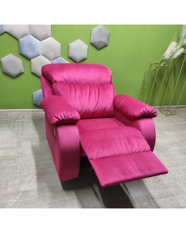 Реклайнер для педикюру Comfort_pink_BR розкладне педикюрне крісло-реклайнер