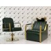 Перукарський комплект меблів 2в1 Lux Bronx Gold меблі для салонів краси Green Перукарський комплект меблів 2в1 Lux Bronx Gold меблі для салонів краси Green