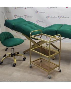 Комплект меблів з трьох предметів для Lashmaker (кушетка анатомічна стульчик та візок BR)-foto5
