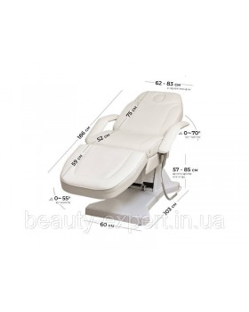 Электрическая стационарная кресло-кушетка косметологическая мод.YY-878-3М white-foto3