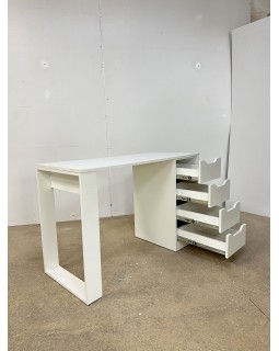 Стол для мастера маникюра Маникюрный однотумбовый столик WHITE MRСМ-100-00-foto5