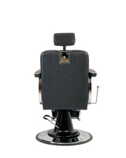 Перукарське чоловіче крісло для стрижки Barber Prime Black VM-09-foto5