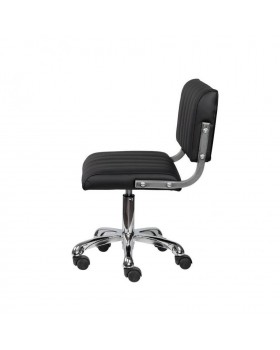 Стул мастера со спинкой для косметолога для мастера тату BS 023 black-foto3