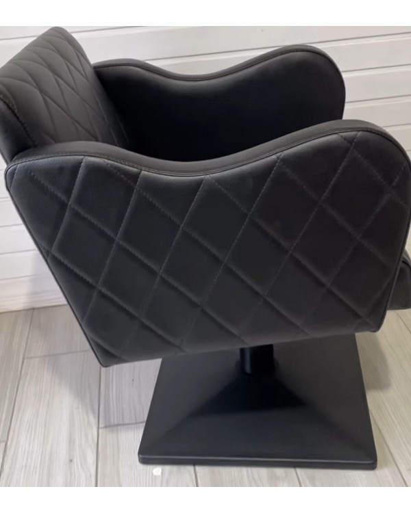 Стильне перукарське крісло KETRIN BLACK крісло майстра перукаря Стильне перукарське крісло KETRIN BLACK крісло майстра перукаря