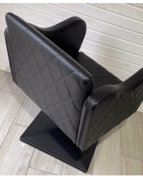 Стильне перукарське крісло KETRIN BLACK крісло майстра перукаря-foto6