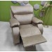 Раскладное кресло реклайнер COMFORT велюр для педикюра с механической регулировкой Раскладное кресло реклайнер COMFORT велюр для педикюра с механической регулировкой